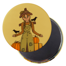 Load image into Gallery viewer, Autumnal Scarecrow Girl | Decorative Magnet
