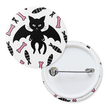 Load image into Gallery viewer, Bat Cat | Pinback Badge Button