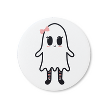 Load image into Gallery viewer, Boo! Cute Ghost Girl | Pinback Badge Button