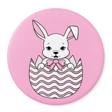 Load image into Gallery viewer, Bunny in Easter Egg | Round Beverage Coaster