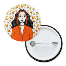 Load image into Gallery viewer, Candy Corn Girl | Pinback Badge Button