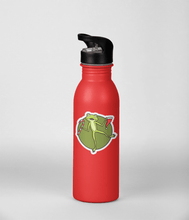 Load image into Gallery viewer, Christmas Frog | 3-inch Waterproof Sticker - Scaredy Cat Studio