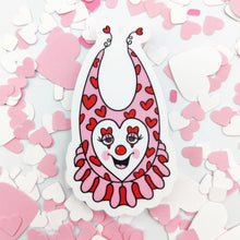 Load image into Gallery viewer, "Fool For You" Valentine's Day Clown | 3-inch Waterproof Sticker - Scaredy Cat Studio