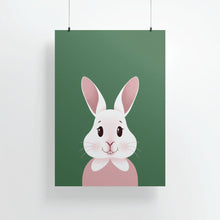 Load image into Gallery viewer, Happy Bunny Portrait | Art Print - Scaredy Cat Studio