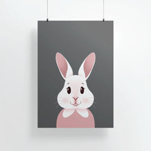 Load image into Gallery viewer, Happy Bunny Portrait | Art Print - Scaredy Cat Studio