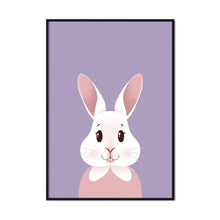 Load image into Gallery viewer, Happy Bunny Portrait | A2 Poster - Scaredy Cat Studio