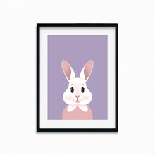 Load image into Gallery viewer, Happy Bunny Portrait | Art Print - Scaredy Cat Studio