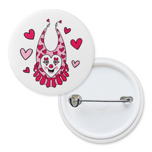 Load image into Gallery viewer, "Fool For You" Valentine's Day Clown | Pinback Badge Button