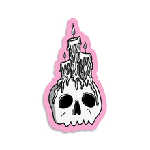 Load image into Gallery viewer, Skull & Candles | 3-inch Waterproof Sticker