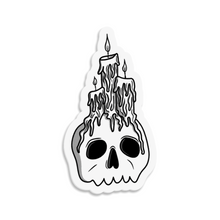 Load image into Gallery viewer, Skull & Candles | 3-inch Waterproof Sticker
