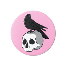 Load image into Gallery viewer, Skull & Raven | Pinback Badge Button