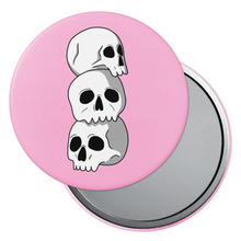 Load image into Gallery viewer, Skull Stack | Pocket Mirror