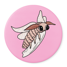 Load image into Gallery viewer, Silk Moth | Nocturnal Creatures | Round Beverage Coaster