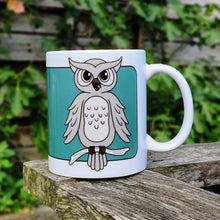 Load image into Gallery viewer, Owl | Nocturnal Creatures | Ceramic Mug - Scaredy Cat Studio