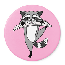 Load image into Gallery viewer, Raccoon | Nocturnal Creatures | Round Beverage Coaster