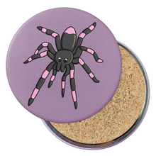 Load image into Gallery viewer, Spider | Nocturnal Creatures | Round Beverage Coaster