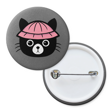 Load image into Gallery viewer, Rainy Day Kitty | Pinback Badge Button