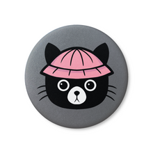 Load image into Gallery viewer, Rainy Day Kitty | Pinback Badge Button