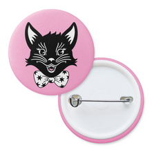 Load image into Gallery viewer, Scaredy Cat Mascot | Pinback Badge Button