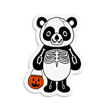 Load image into Gallery viewer, Panda in a Skeleton Costume | 3-inch Waterproof Sticker