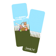 Load image into Gallery viewer, "SomeBunny Loves You" Easter Bunny Girl | Bookmark