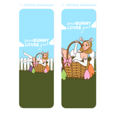 Load image into Gallery viewer, "SomeBunny Loves You" Easter Bunny Girl | Bookmark