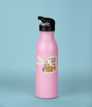 Load image into Gallery viewer, "SomeBunny Loves You" Easter Bunny Girl | 3-inch Waterproof Sticker - Scaredy Cat Studio