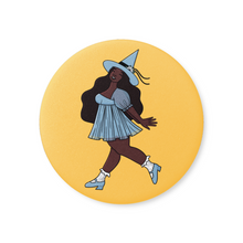 Load image into Gallery viewer, Joyful Spring Witch | Pinback Badge Button