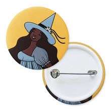 Load image into Gallery viewer, Joyful Spring Witch | Pinback Badge Button