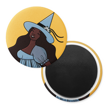 Load image into Gallery viewer, Joyful Spring Witch | Decorative Magnet
