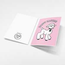 Load image into Gallery viewer, Kitschy Spring Lamb | A6 Easter Greeting Card with Envelope - Scaredy Cat Studio