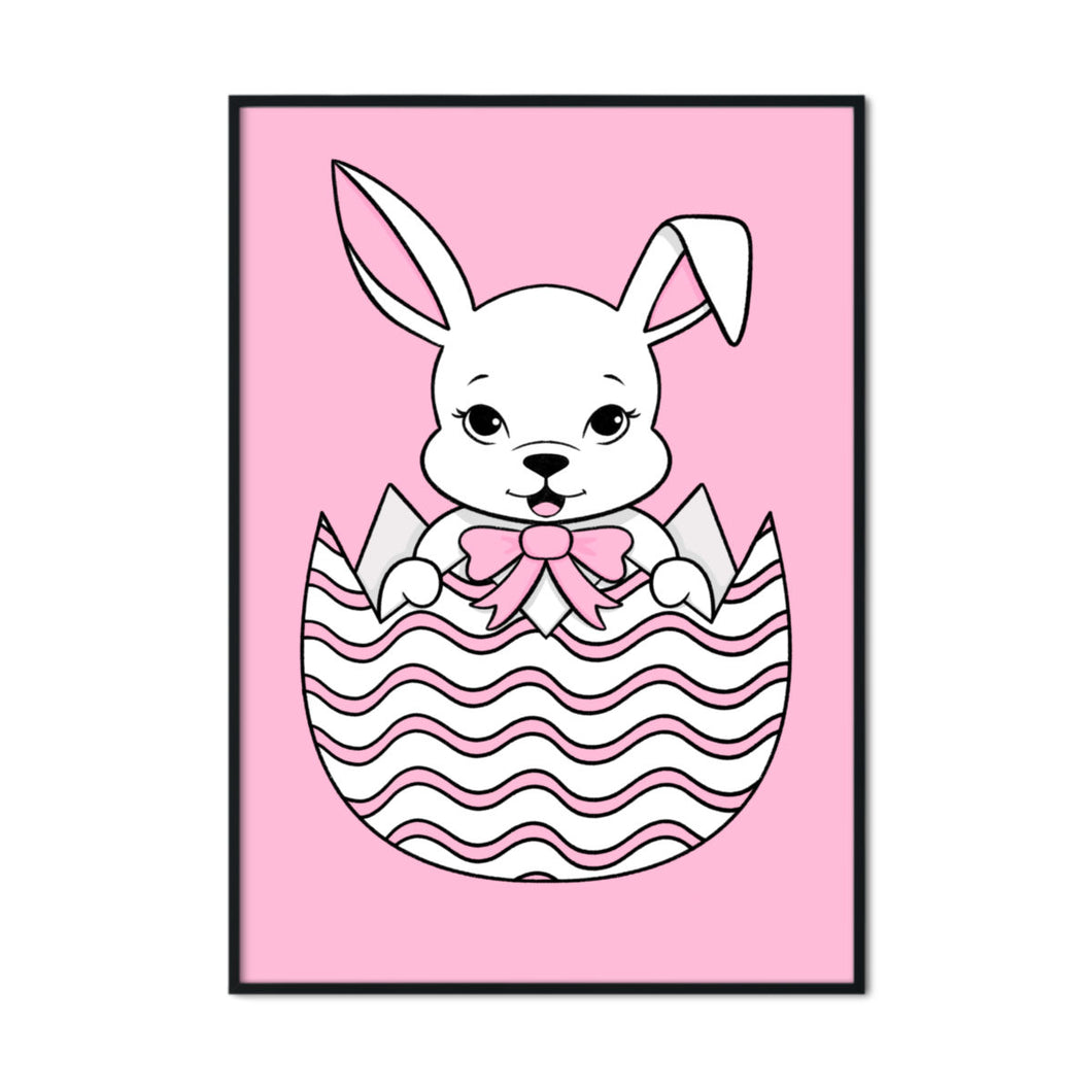 Bunny in Easter Egg | A2 Poster
