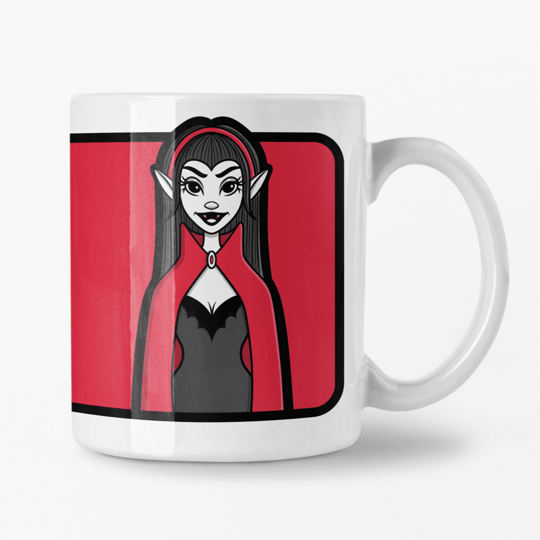 Lady Vampire | Classic Monsters | Ceramic Mug - Scaredy Cat Studio