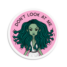 Load image into Gallery viewer, &quot;Don&#39;t Look at Me&quot; Medusa | 3-inch Waterproof Sticker
