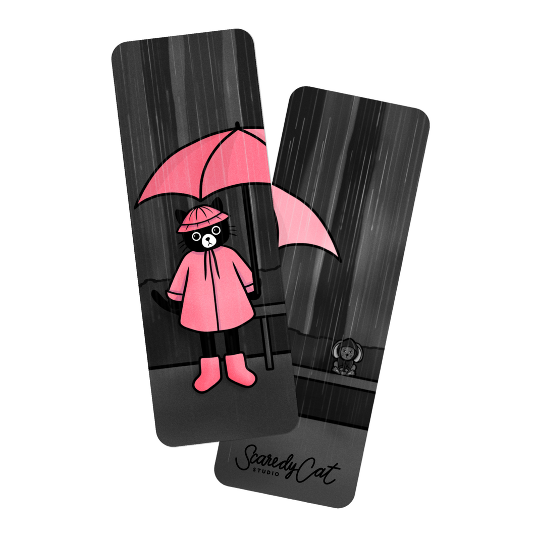 Rainy Day Kitty | Bookmark