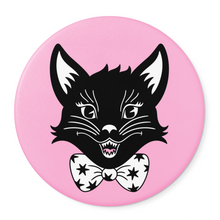 Load image into Gallery viewer, Scaredy Cat Mascot | Round Beverage Coaster
