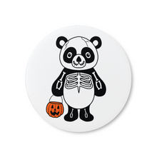 Load image into Gallery viewer, Panda in a Skeleton Costume | Pinback Badge Button
