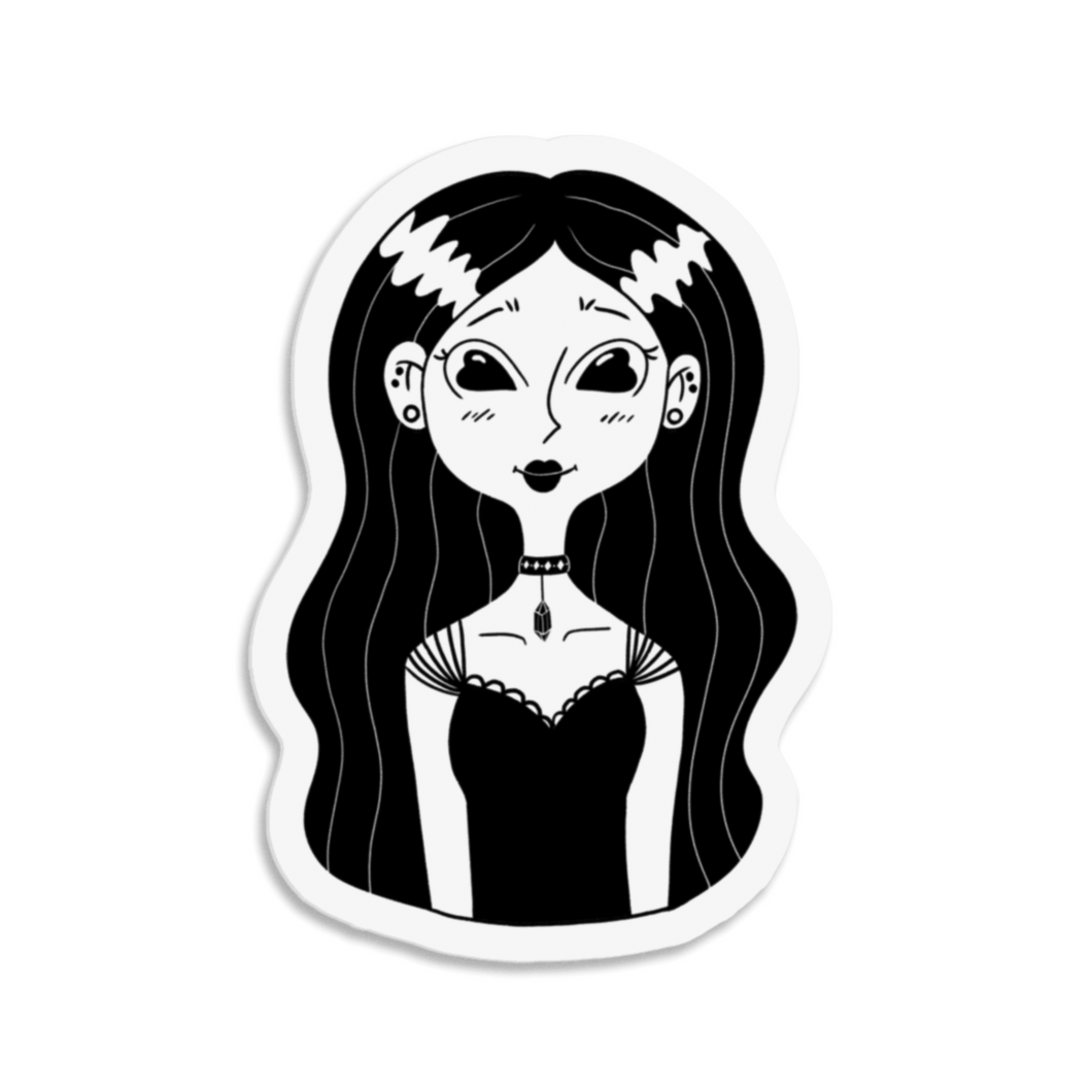 Viktoria the Witch Student | 3-inch Waterproof Sticker