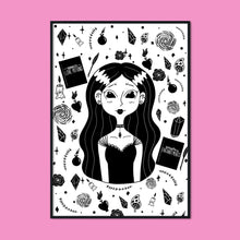 Load image into Gallery viewer, Viktoria the Witch Student | A2 Poster - Scaredy Cat Studio
